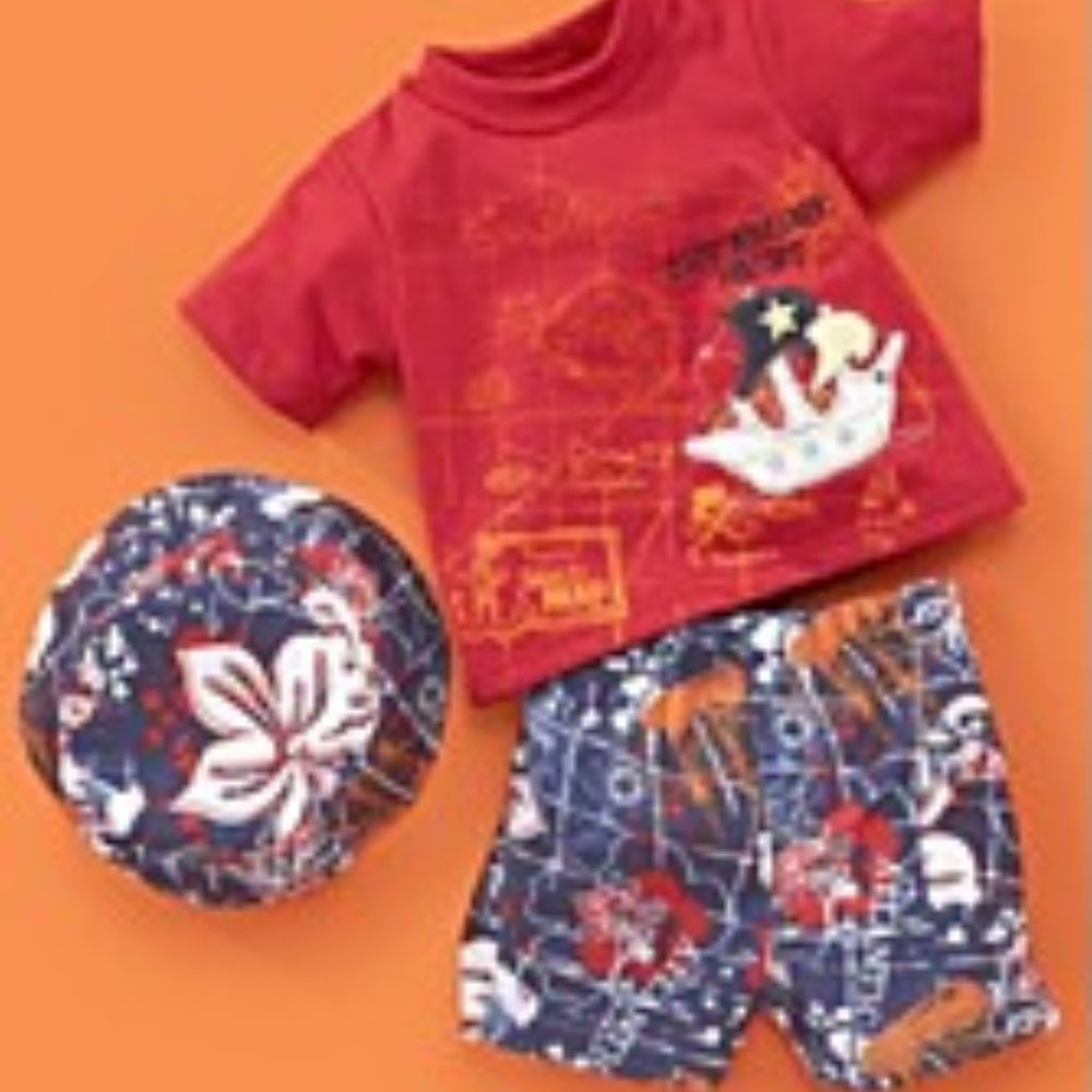 Nannette Infant Boy's 3-pc Treasure Swim Set